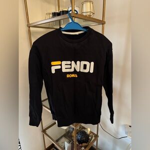Fendi Kids Black and White Garment